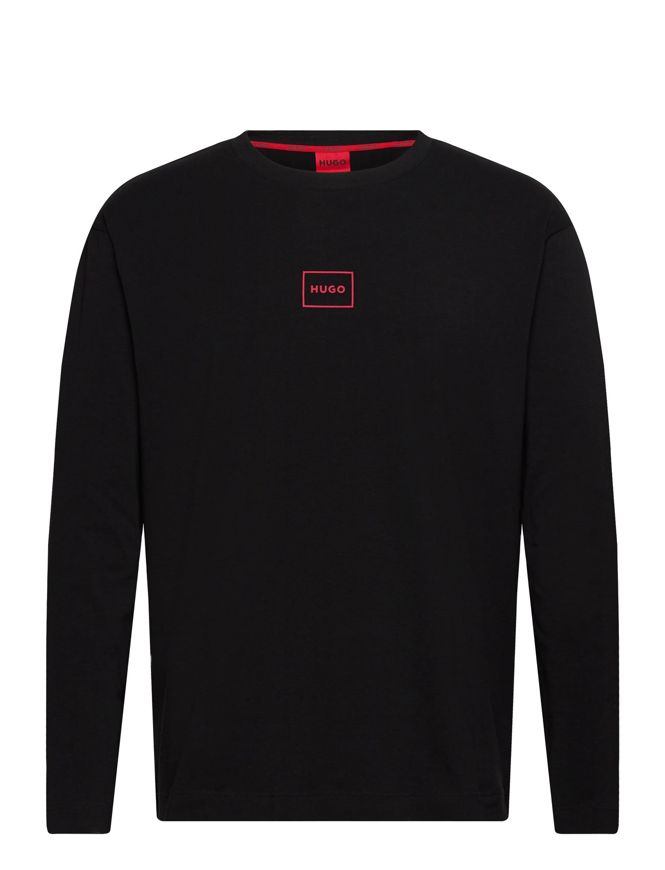 HUGO Laze Longsleeve Schwarz - S - Herren