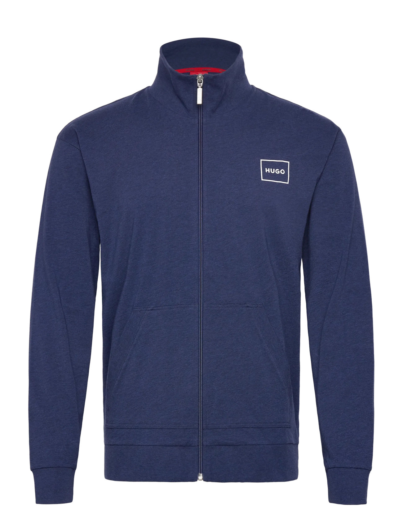 HUGO Laze Zip Jacket – Leichte Baumwoll-Jacke Mit Elasthan-Anteil