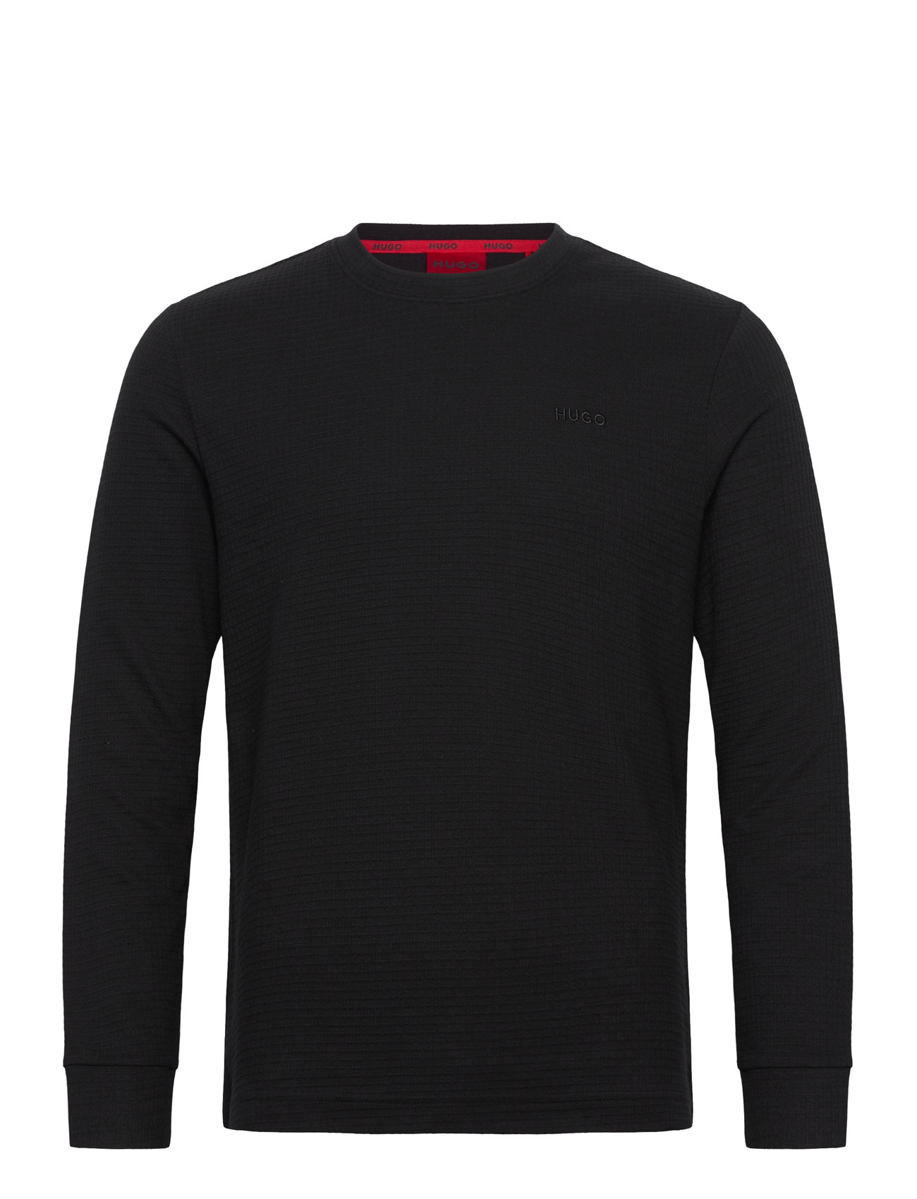 HUGO Austin Ls Shirt Schwarz - S - Herren