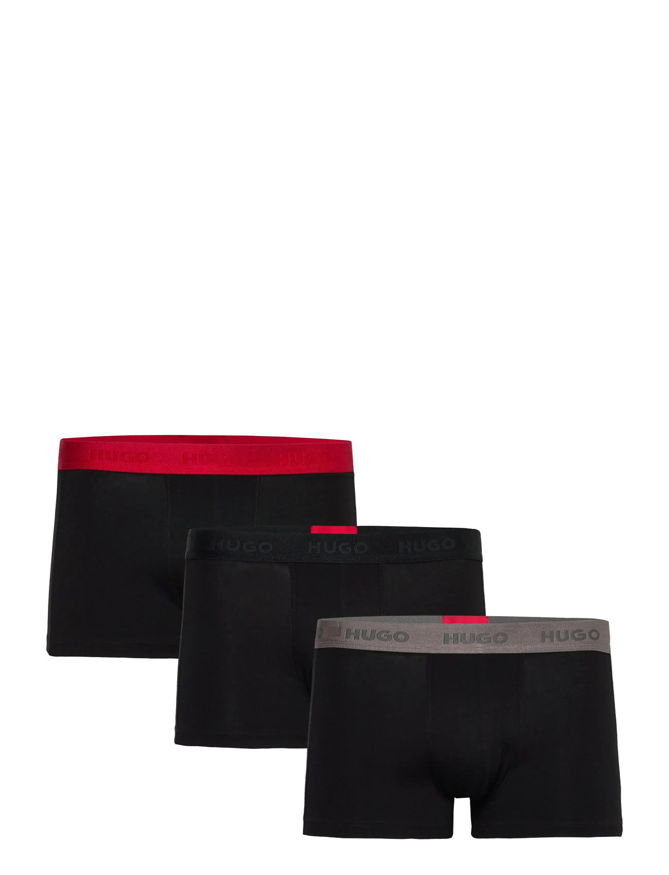 HUGO Trunk Triplet Pack, XL, Black, Undertøj > Boksere, Herre