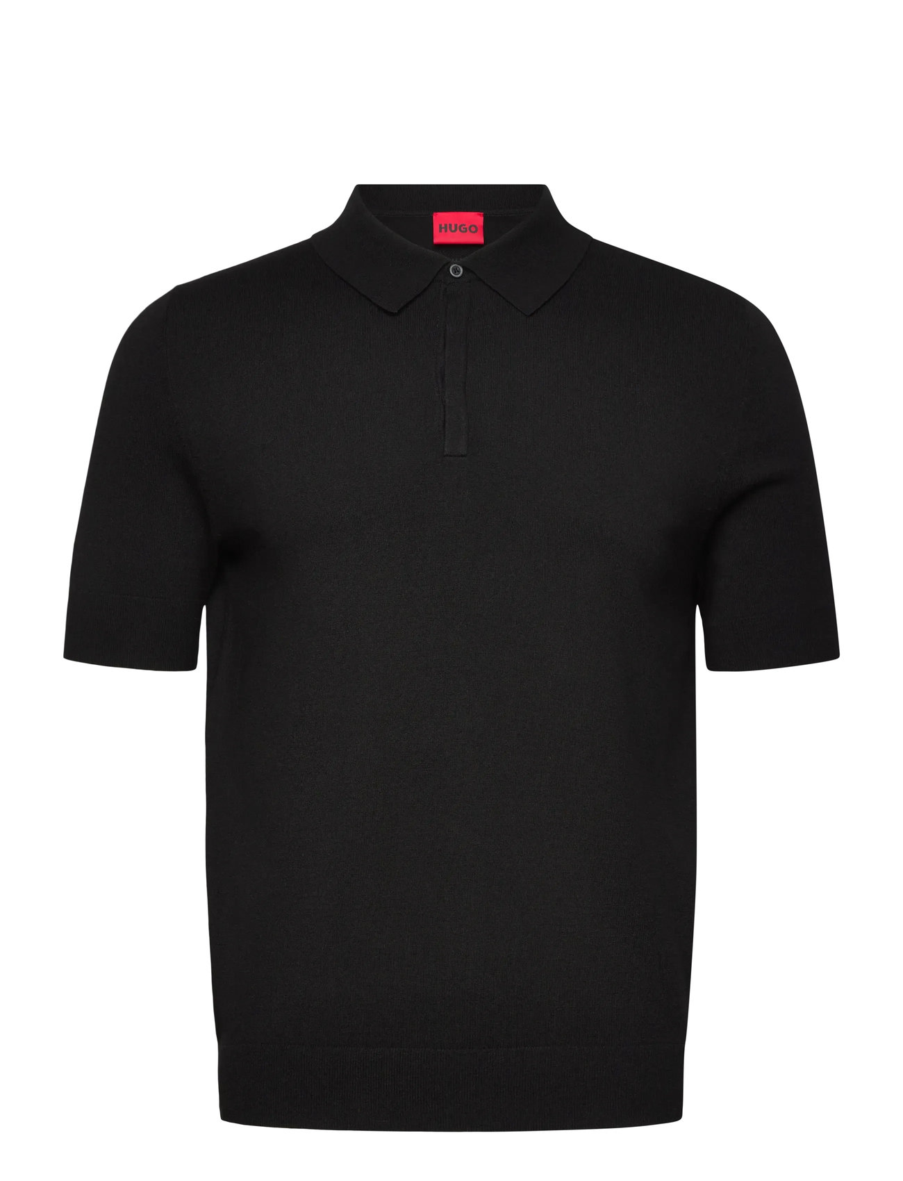 HUGO San Peter-Cv, L, Black, Poloer > Kortærmede, Herre