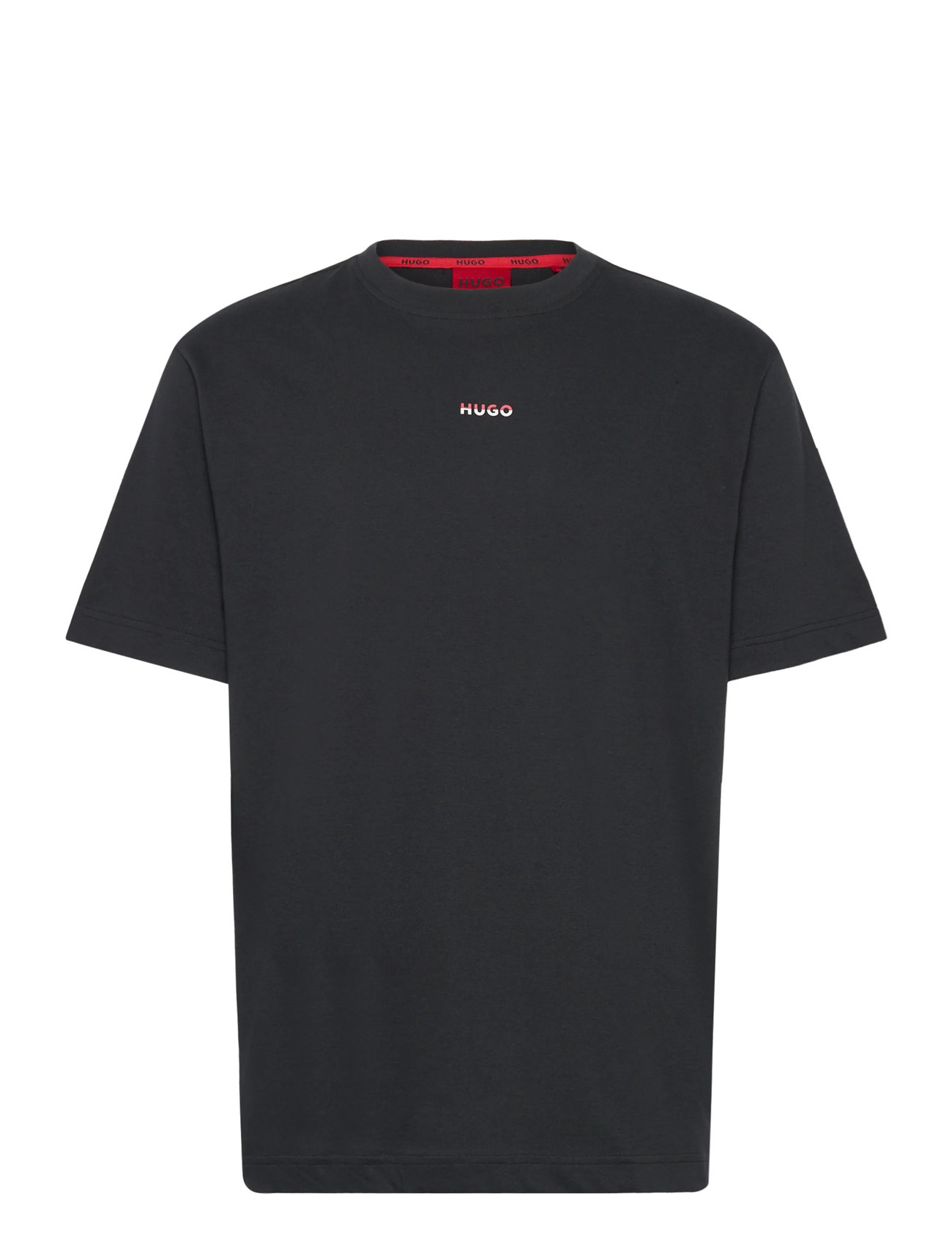 HUGO Split Logo_T-Shirt Schwarz - M - Herren