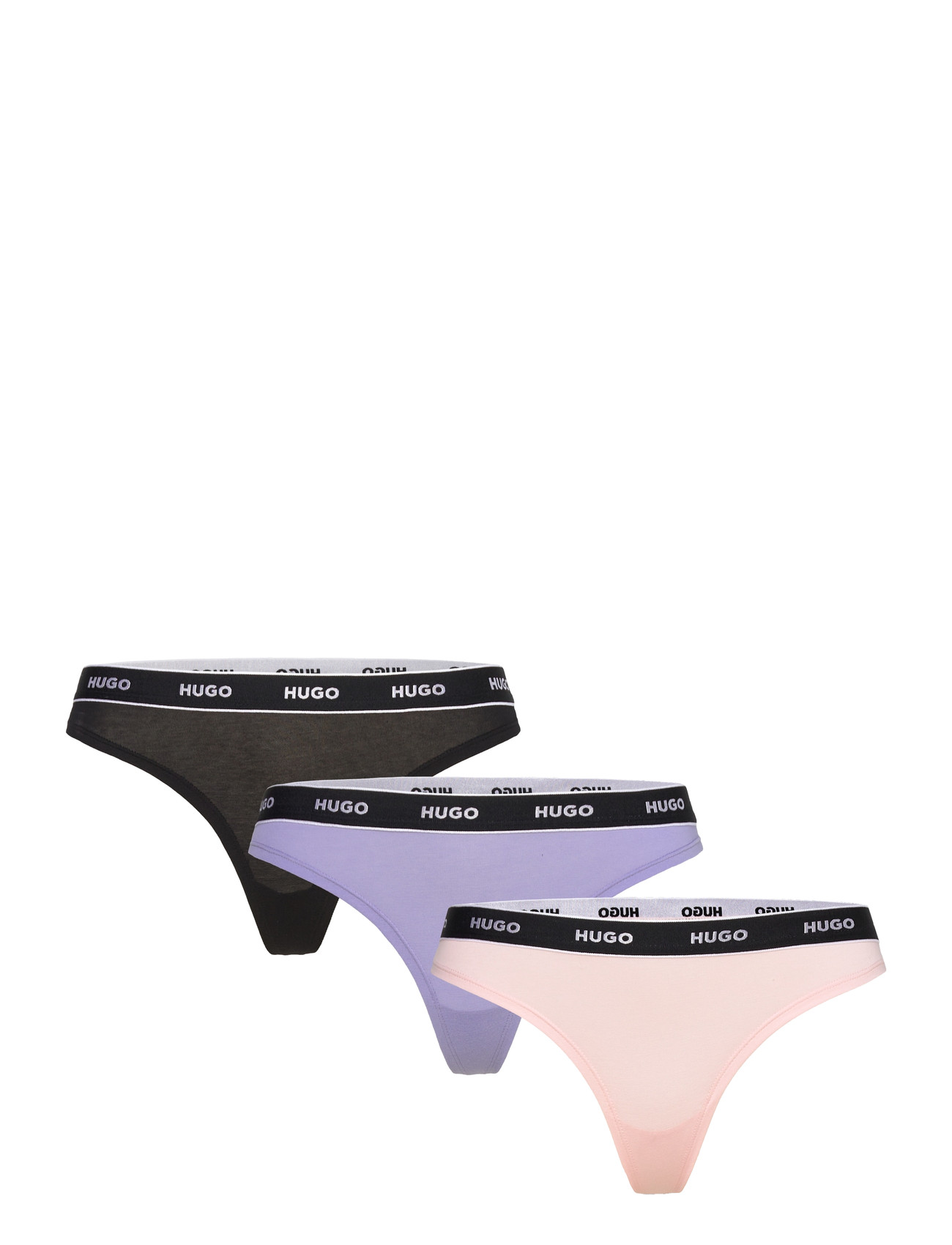 HUGO Triplet Thong Stripe, S, Purple, Trusser > G-Streng, Dame