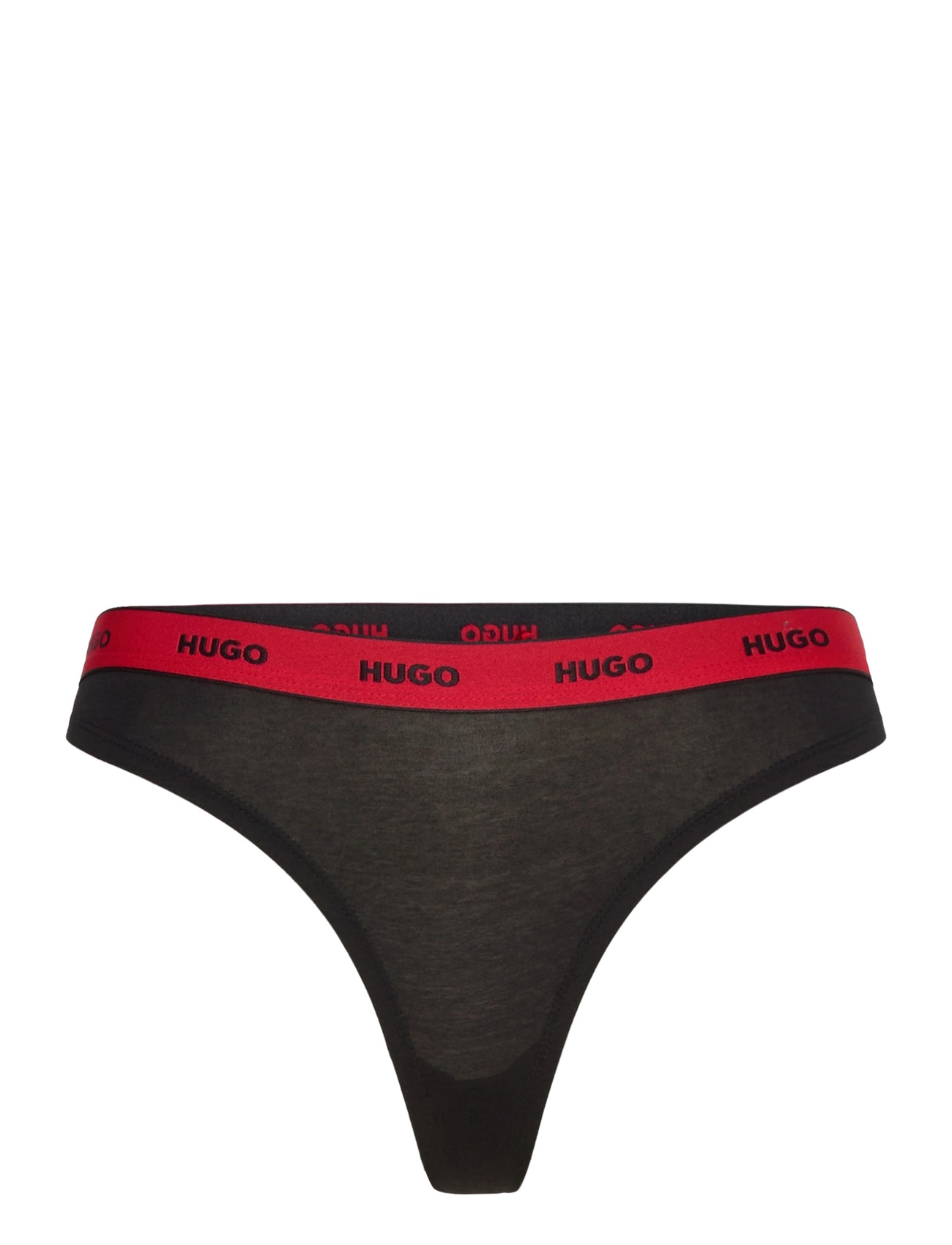 HUGO Thong Stripe Pyp, XS, Black, Trusser > G-Streng, Dame