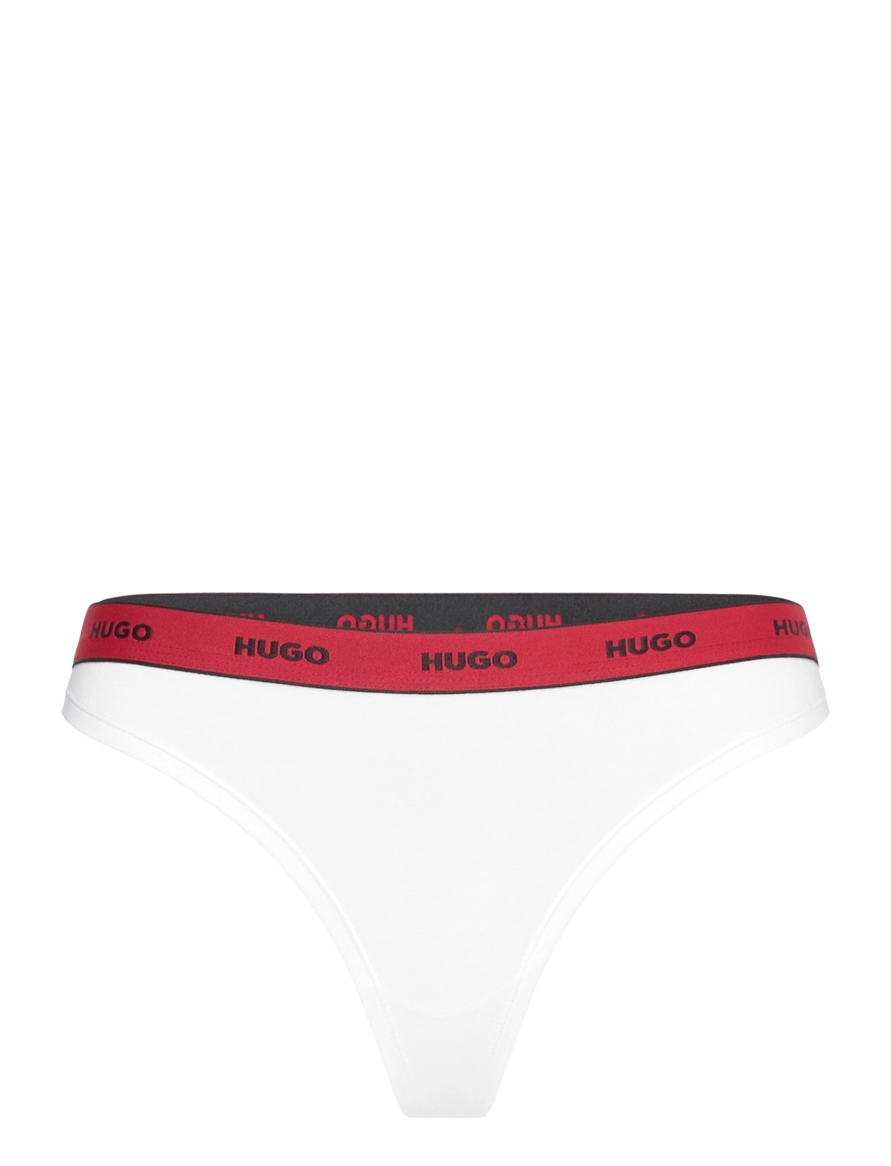 HUGO Thong Stripe Pyp, L, White, Trusser > G-Streng, Dame