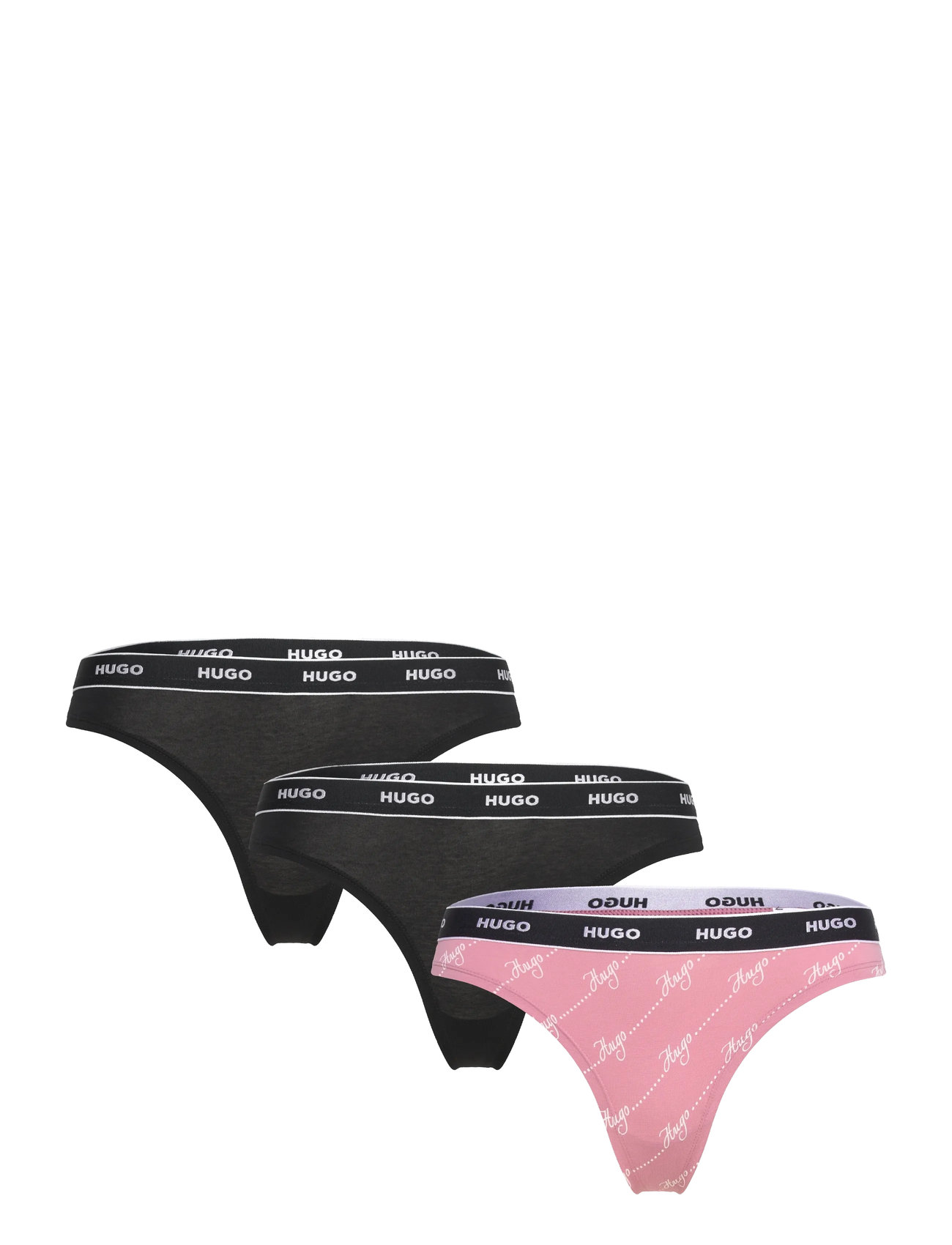 HUGO Triplet Thong Design, XL, Grey, Trusser > G-Streng, Dame