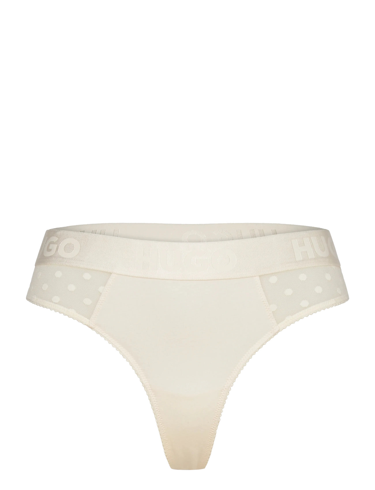HUGO Thong Sl Design, XS, Cream, Trusser > G-Streng, Dame