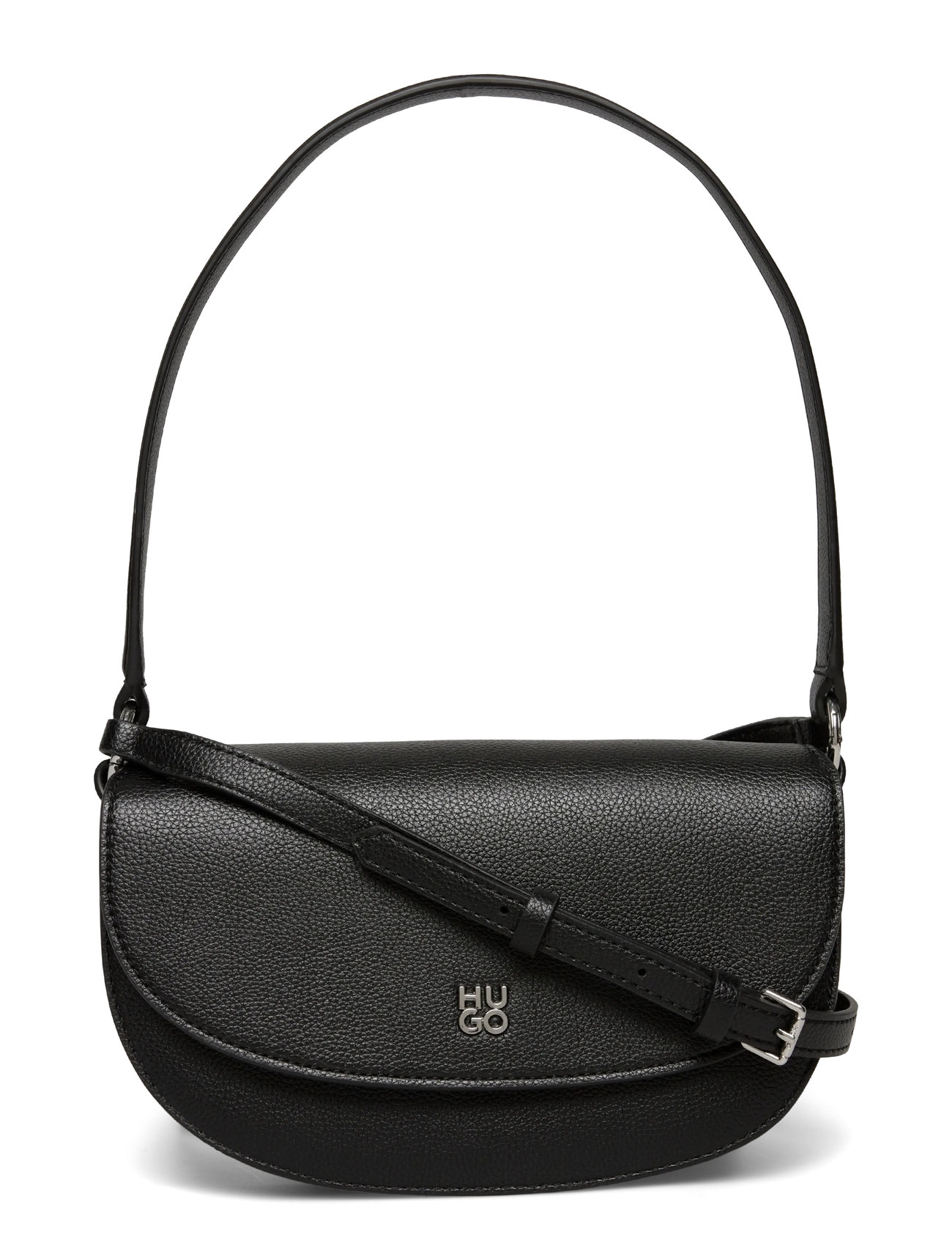 HUGO Chris 2.0_Saddle, One Size, Black, Tasker > Små Skuldertasker-Crossbody-Tasker, Dame