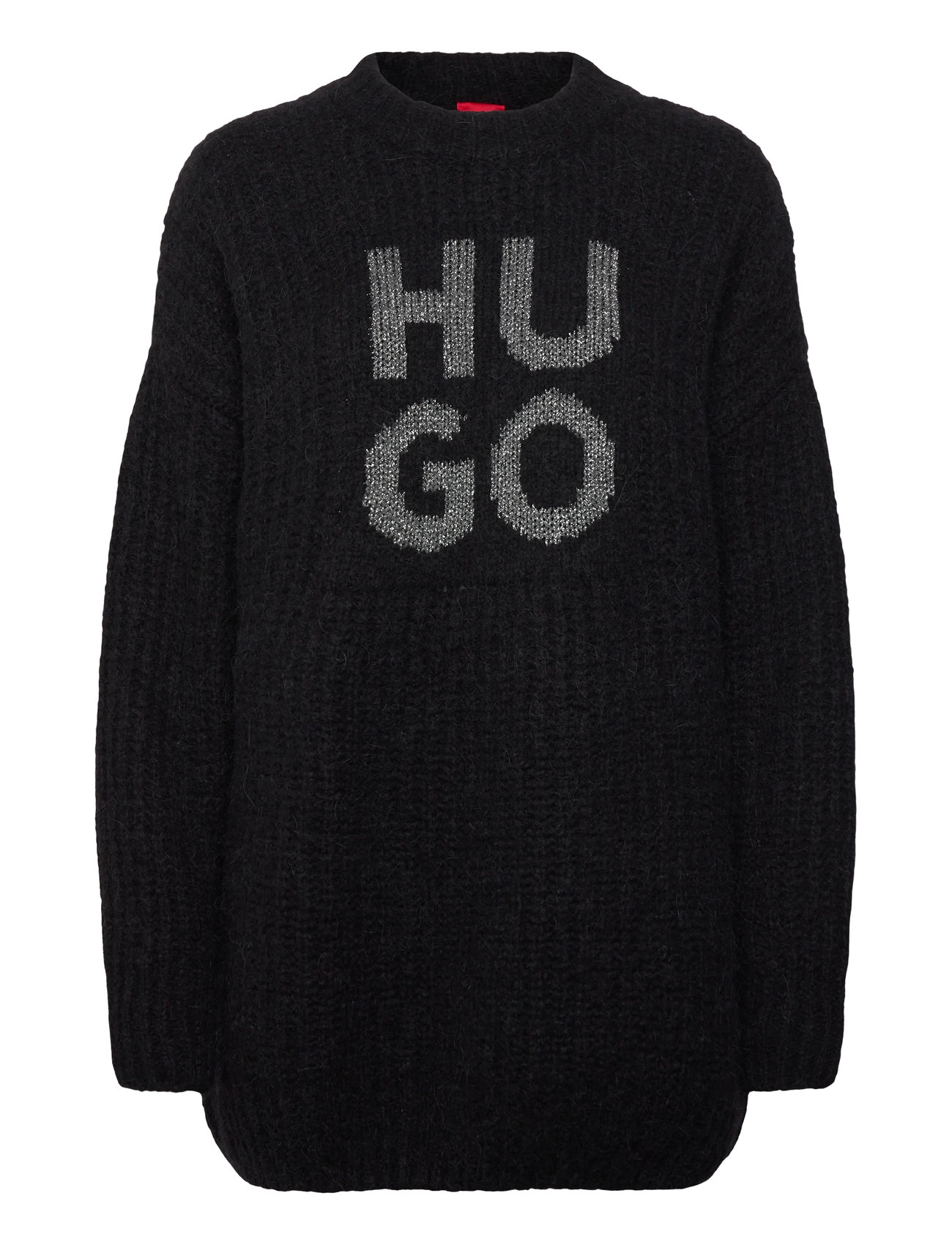 HUGO Sloguis, S, Black, Strik > Trøjer, Dame