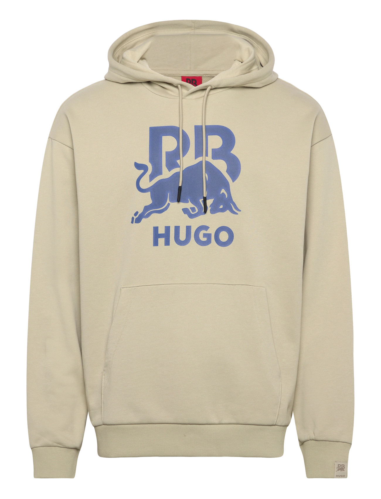 HUGO Doverlohood_Rb, L, Beige, Sweatshirts & Hættetrøjer > Hættetrøjer, Herre
