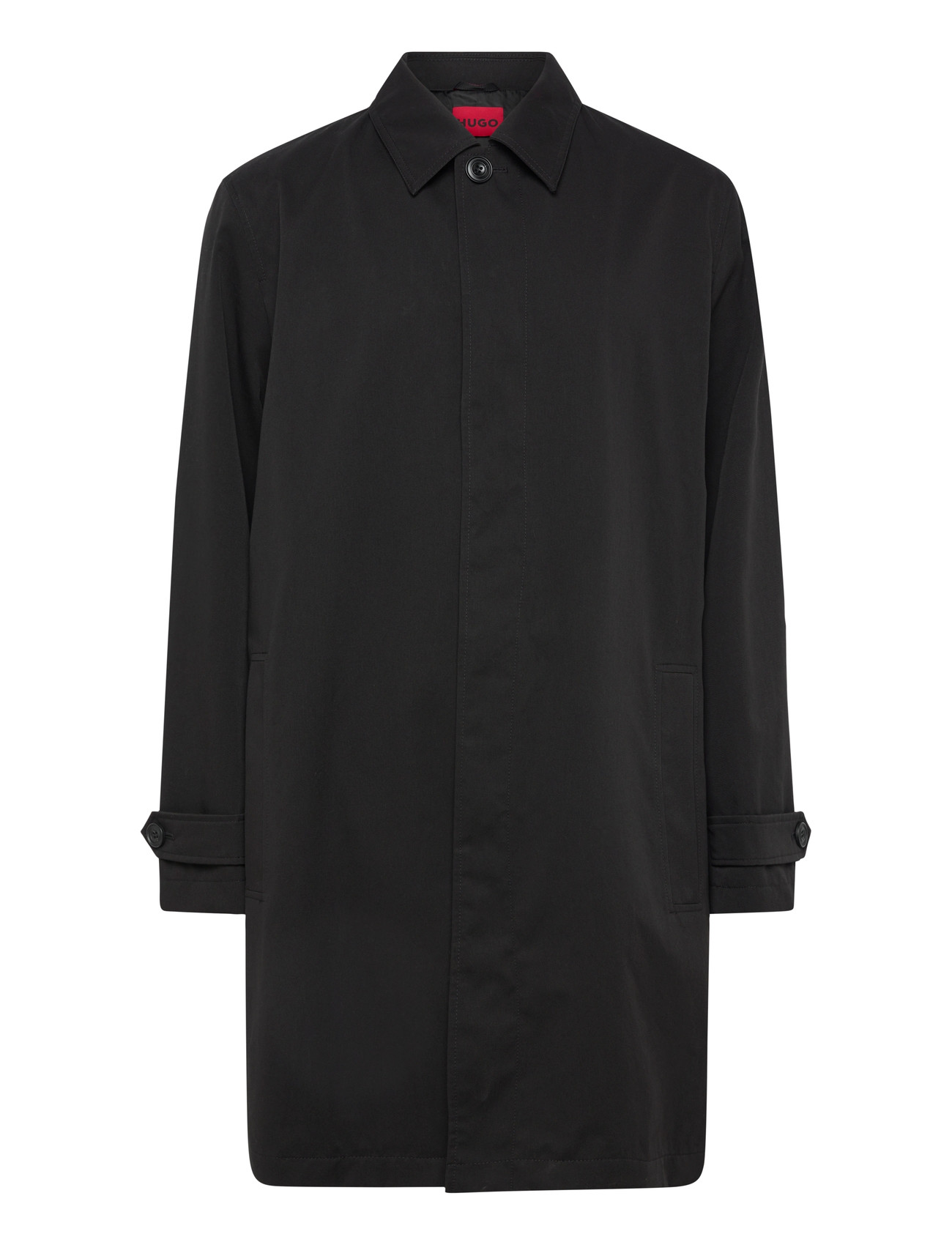 HUGO Maver2431, M, Black, Frakker > Trenchcoats, Herre