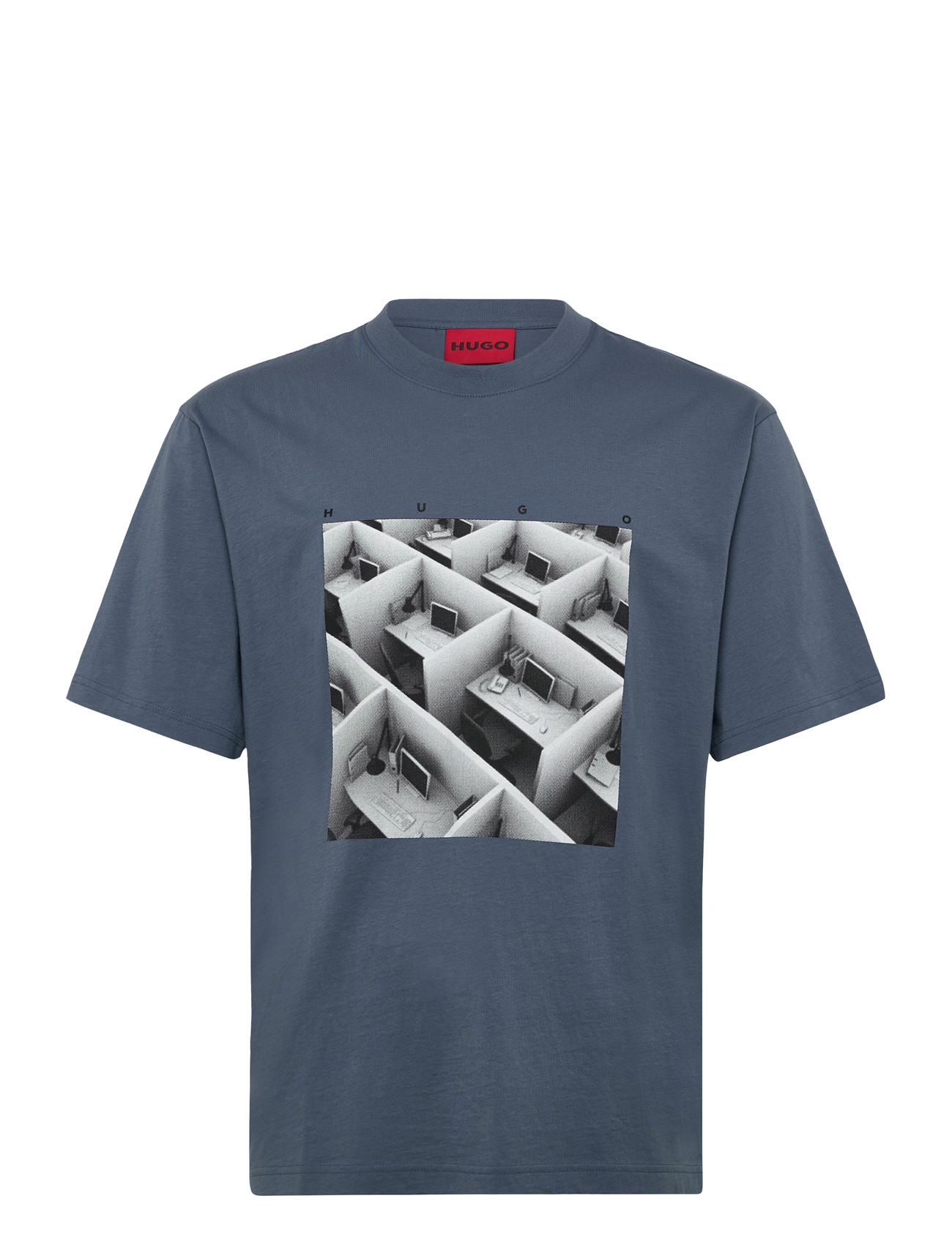 HUGO Dodger, S, Blue, T-Shirts > Kortærmede, Herre