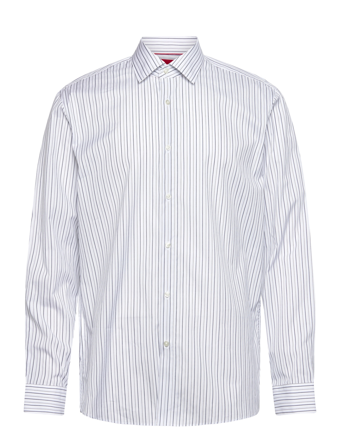 HUGO Valerio, 40, White, Shirts > Striped Shirts, Herre