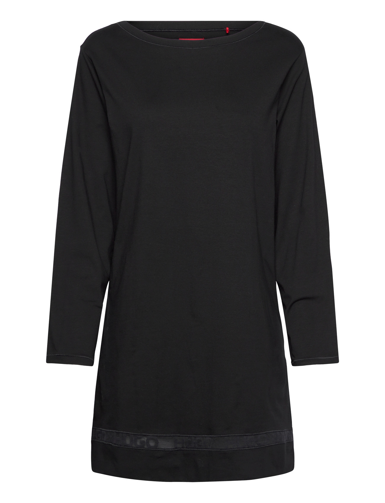 HUGO Mesh Logo Nighty, XL, Black, Nat- Og Loungewear > Natkjoler, Dame