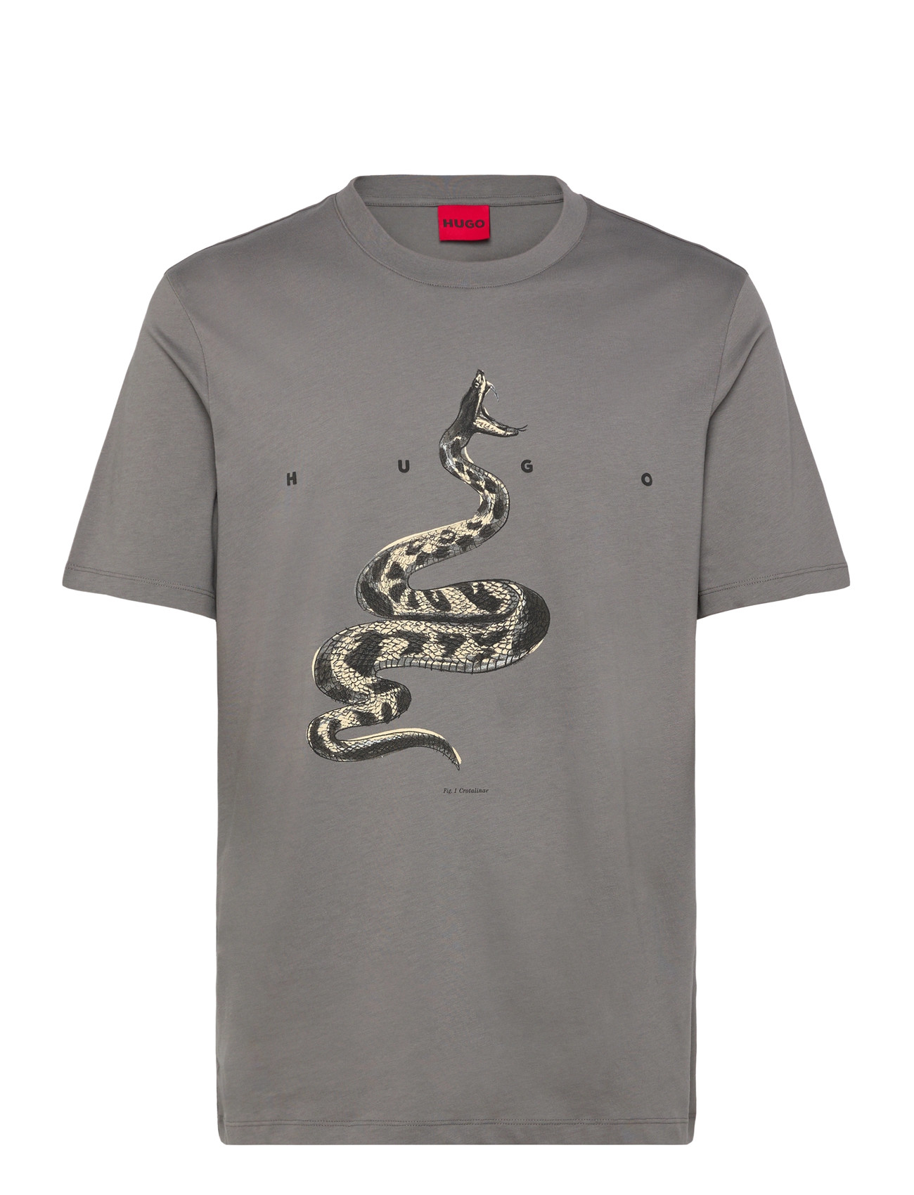 HUGO Discorb, XL, Grey, T-Shirts > Kortærmede, Herre