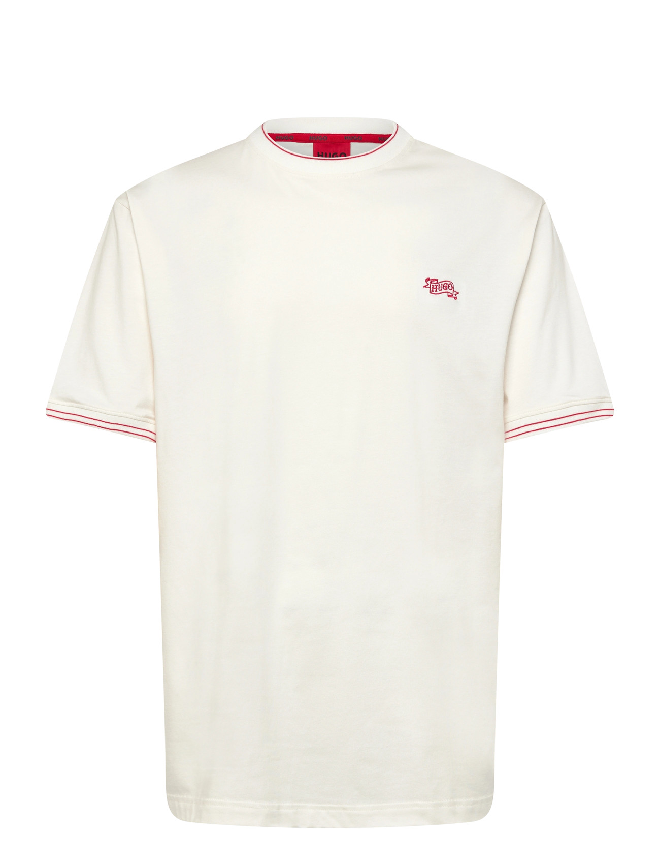 HUGO Roy T-Shirt, XXL, Cream, T-Shirts > Kortærmede, Herre