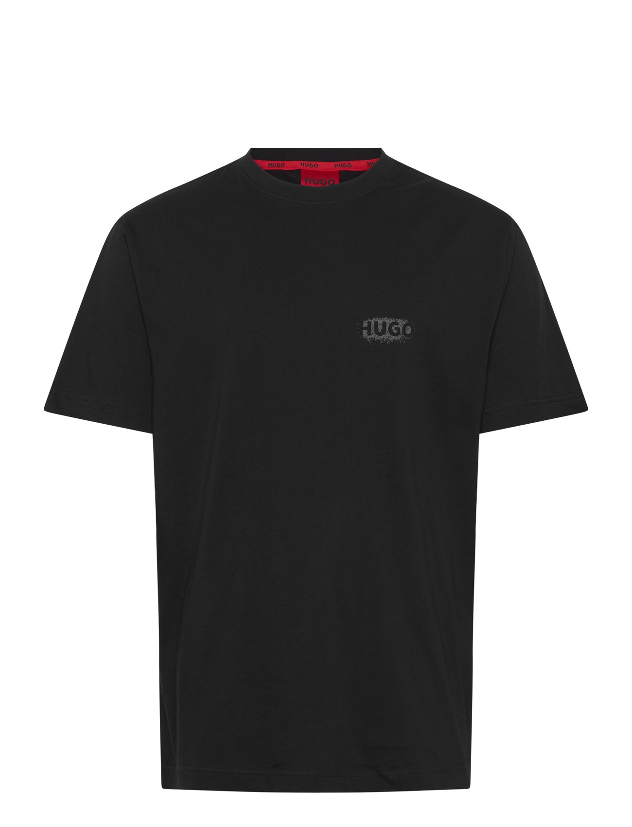 HUGO Spray T-Shirt, XXL, Black, Nat- Og Loungewear > Toppe, Herre