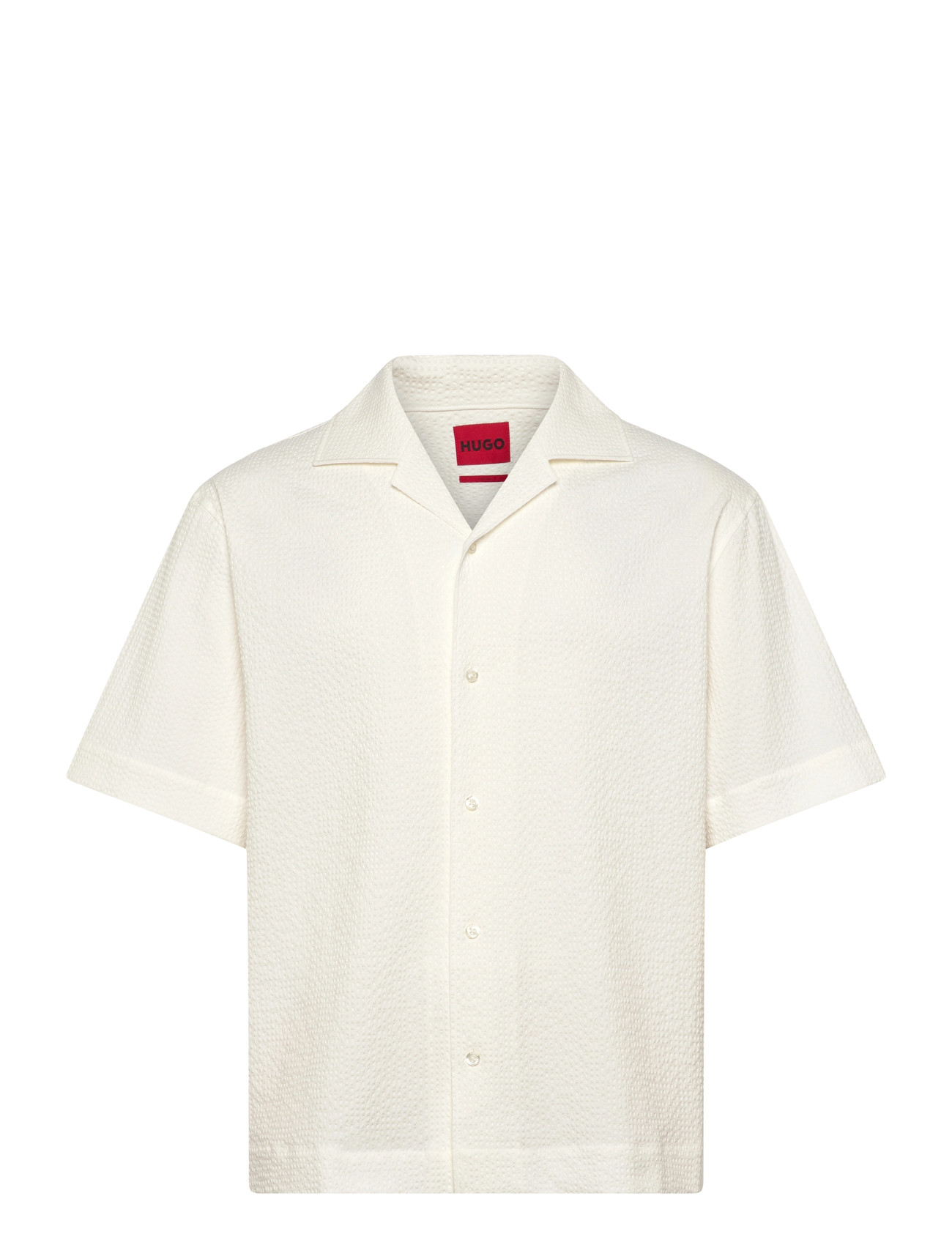 HUGO Espino, M, Cream, Skjorter > Afslappet Shirts, Herre