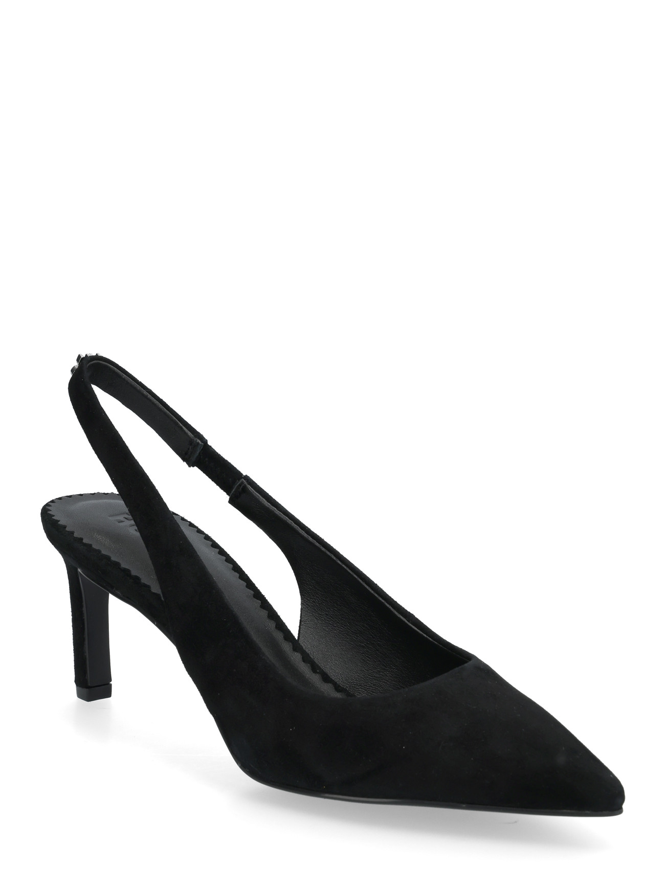 HUGO Devany_Sling_Sd, 38, Black, Sling Backs > Heeled Slingbacks, Dame