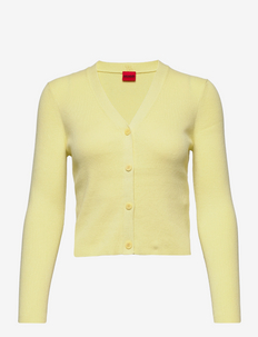 Sarmeeny - gebreide vesten - light/pastel yellow
