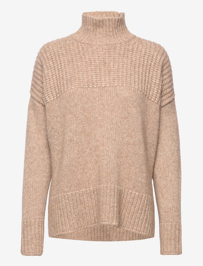Safinamy - džemperi ar augstu apkakli - medium beige