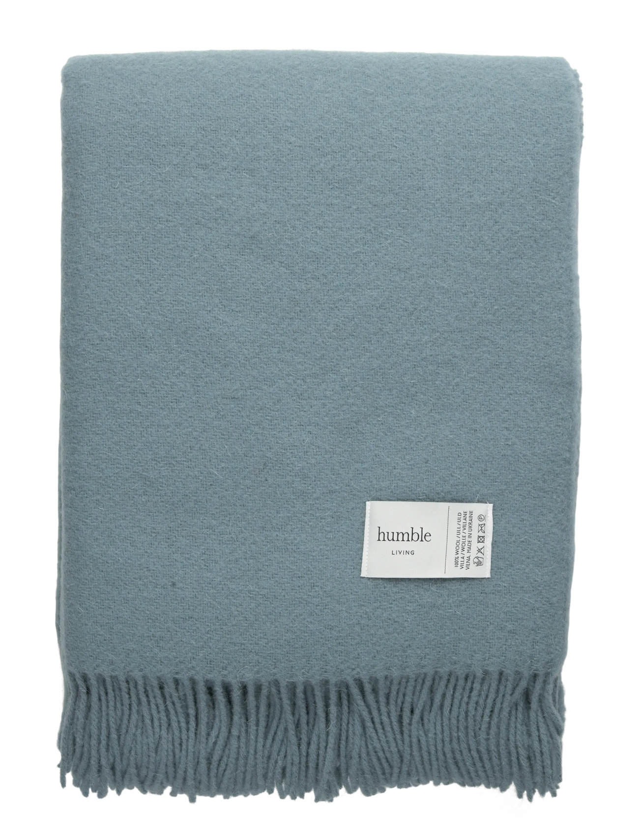 HUMBLE LIVING Wolle Decke Humble Living Blau - 140X200CM - Unisex
