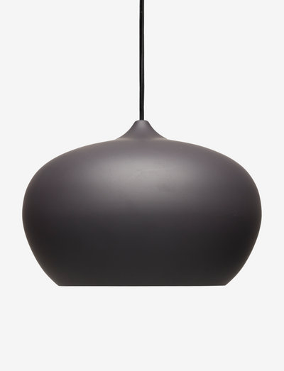 Apple large pendant - lustras - matt black