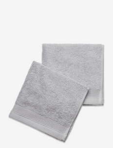 humble LIVING Face cloth, 2-pack - hand towels & bath towels - light grey
