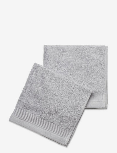 humble LIVING Face cloth, 2-pack - seiftücher - light grey