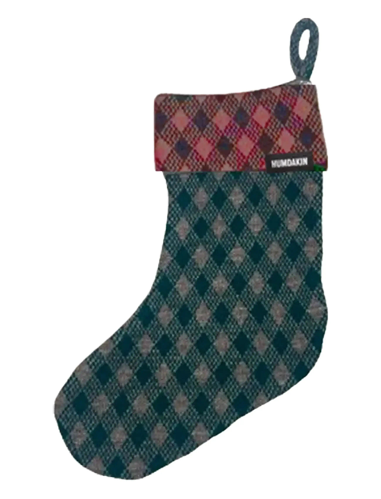 Humdakin Christmas Stocking, One Size, Green, Juledekoration > Juletilbehør, Unisex