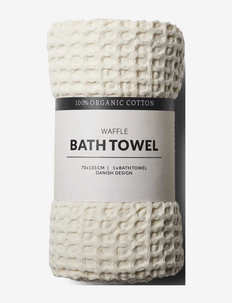 Waffle Bath Towels - badetücher - shell