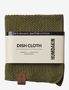Knitted dishcloth - karklude & opvaskebørster - fern