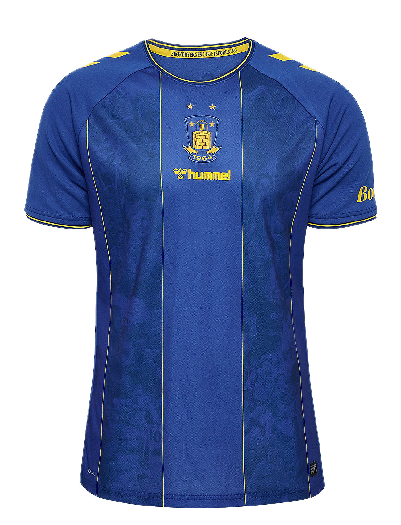 Bif 24/25 Away Jersey S/S Kids Blue Hummel