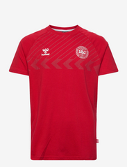 HMLDBU FAN T-SHIRT S/S - TANGO RED