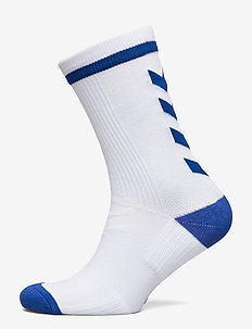 ELITE INDOOR SOCK LOW - football socks - white/true blue