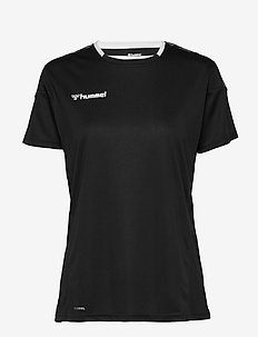 hmlAUTHENTIC POLY JERSEY WOMAN S/S - t-shirty - black/white