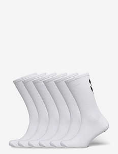 hmlCHEVRON 6-PACK SOCKS - chaussettes régulières - white