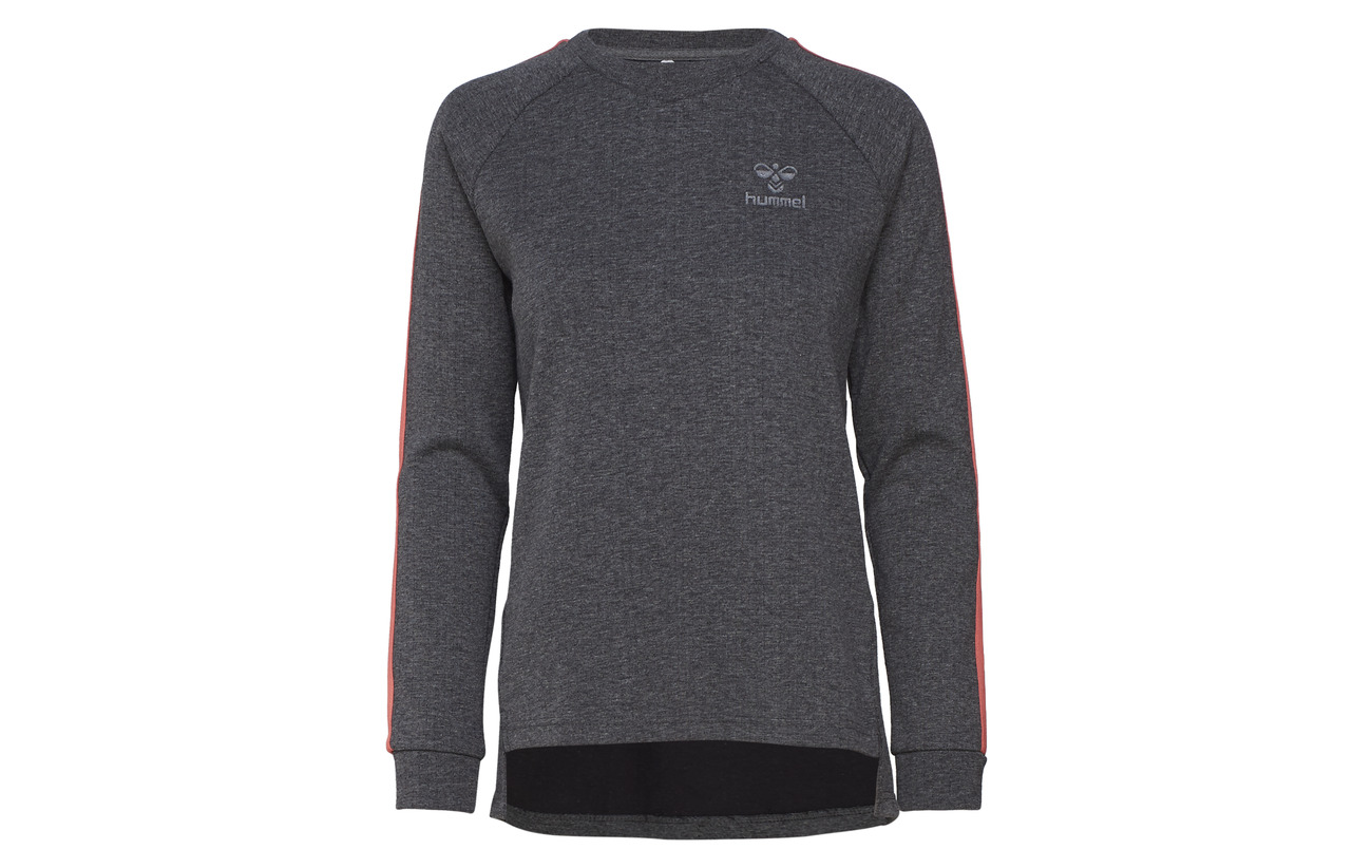 Viscose Polyester Équipement 65 Dark 35 Grey Hmlrovic Sweatshirt Hummel Melange nw0Z0qz7