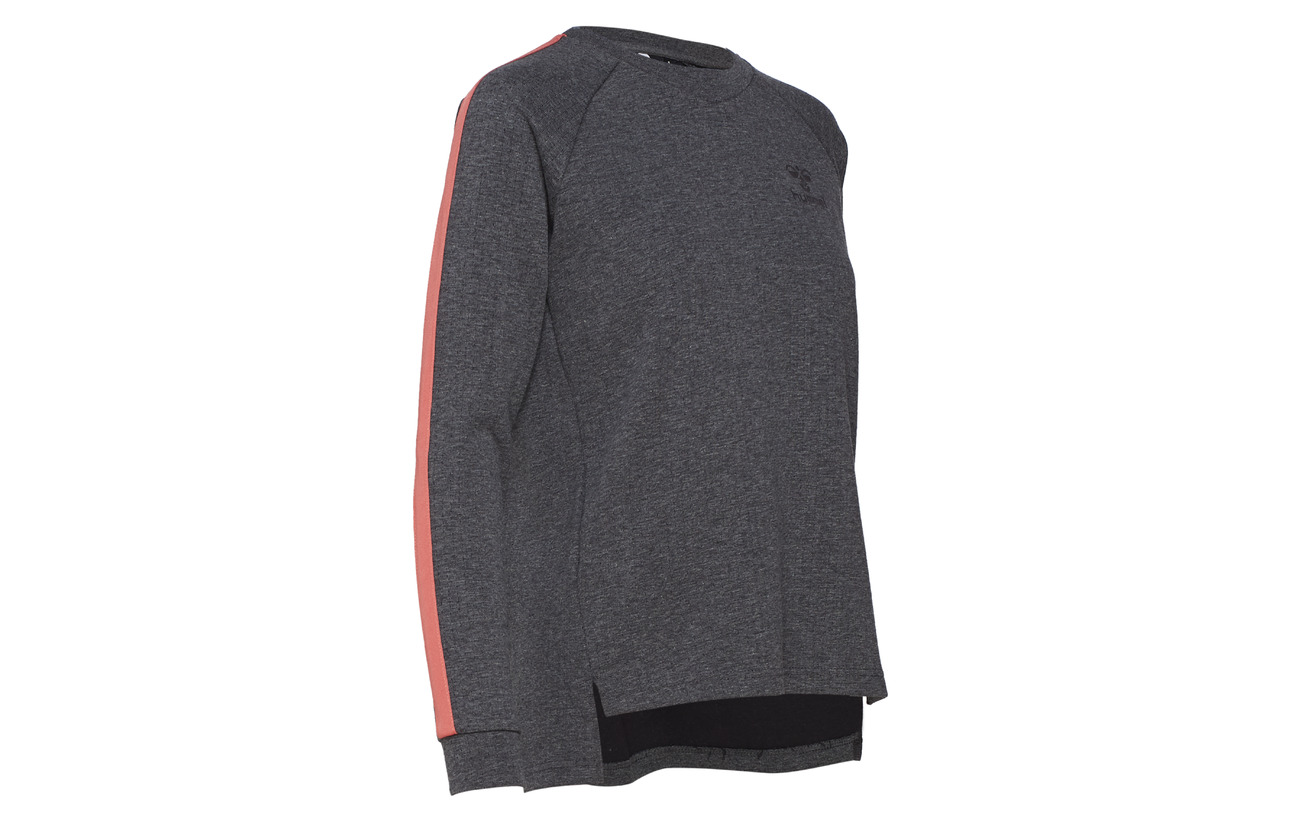 Viscose Polyester Équipement 65 Dark 35 Grey Hmlrovic Sweatshirt Hummel Melange nw0Z0qz7