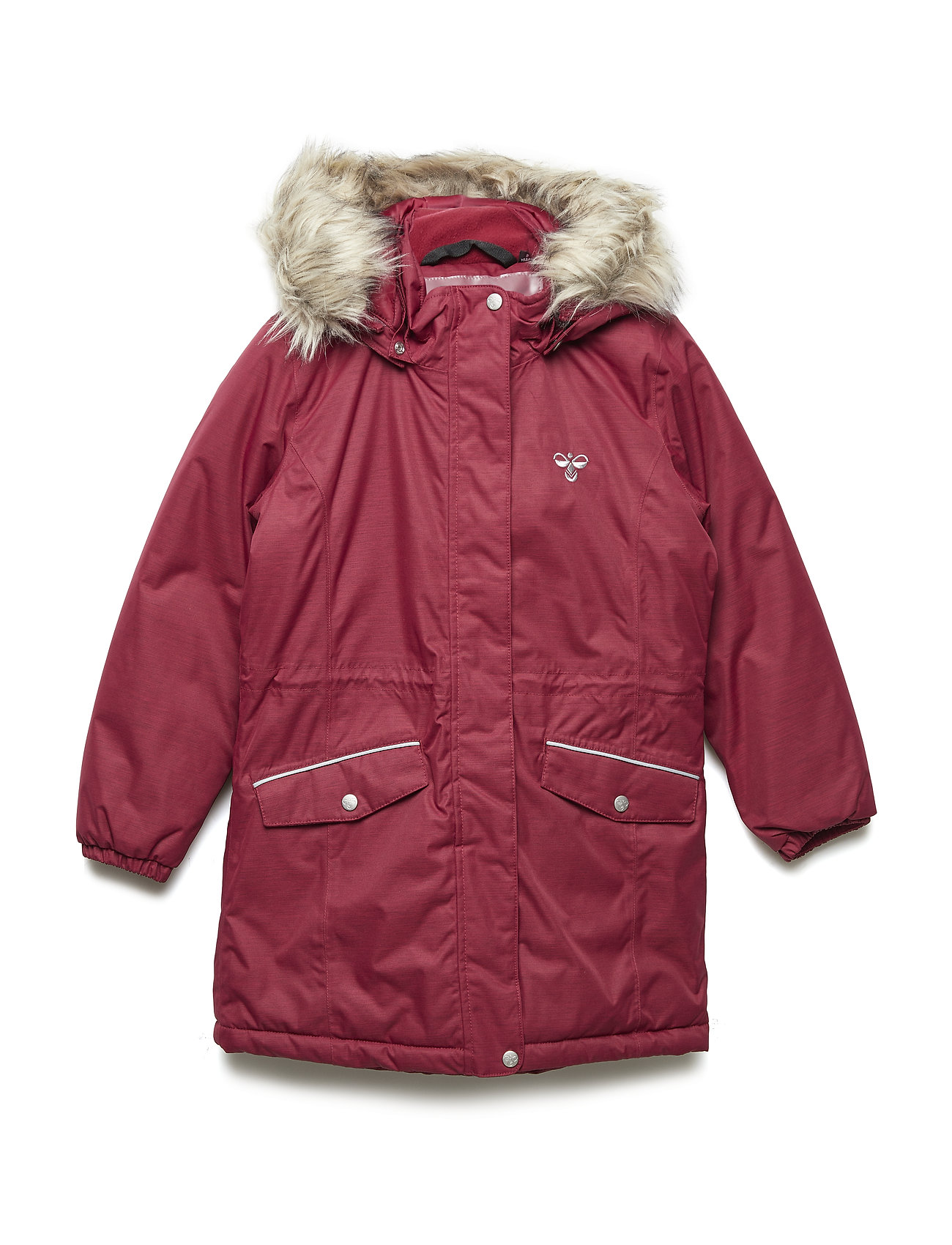 Hmlagnes Coat Outerwear Jackets Coats Winter Warmlined Rood Hummel hummel kopen in de aanbieding