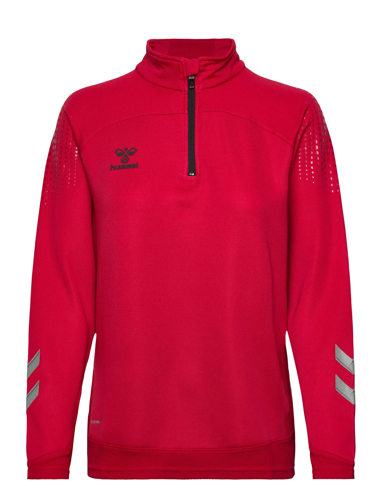HUMMEL Hmllead Damen Half Zip Rot - S - Damen