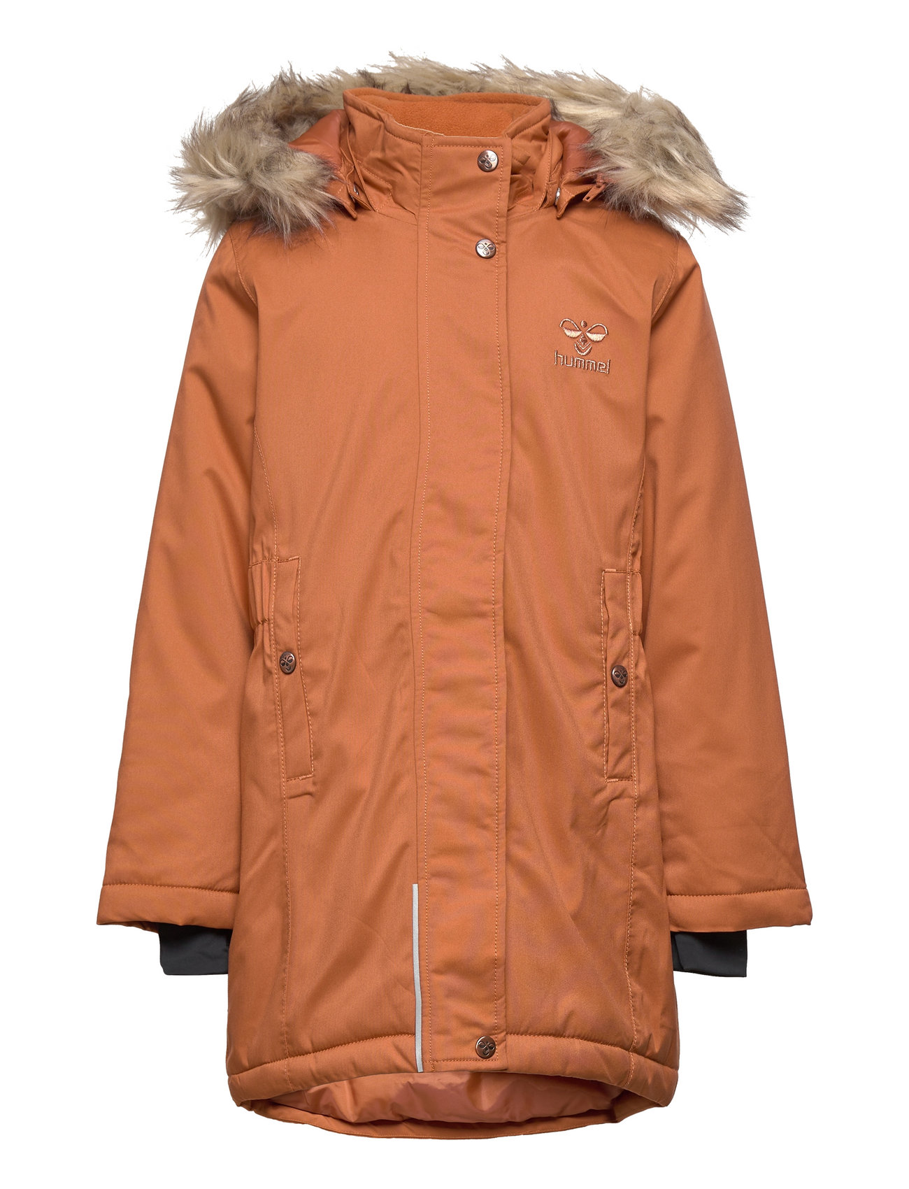 Hmlalma Tex Coat Sport Shell Clothing Shell Jacket Orange Hummel