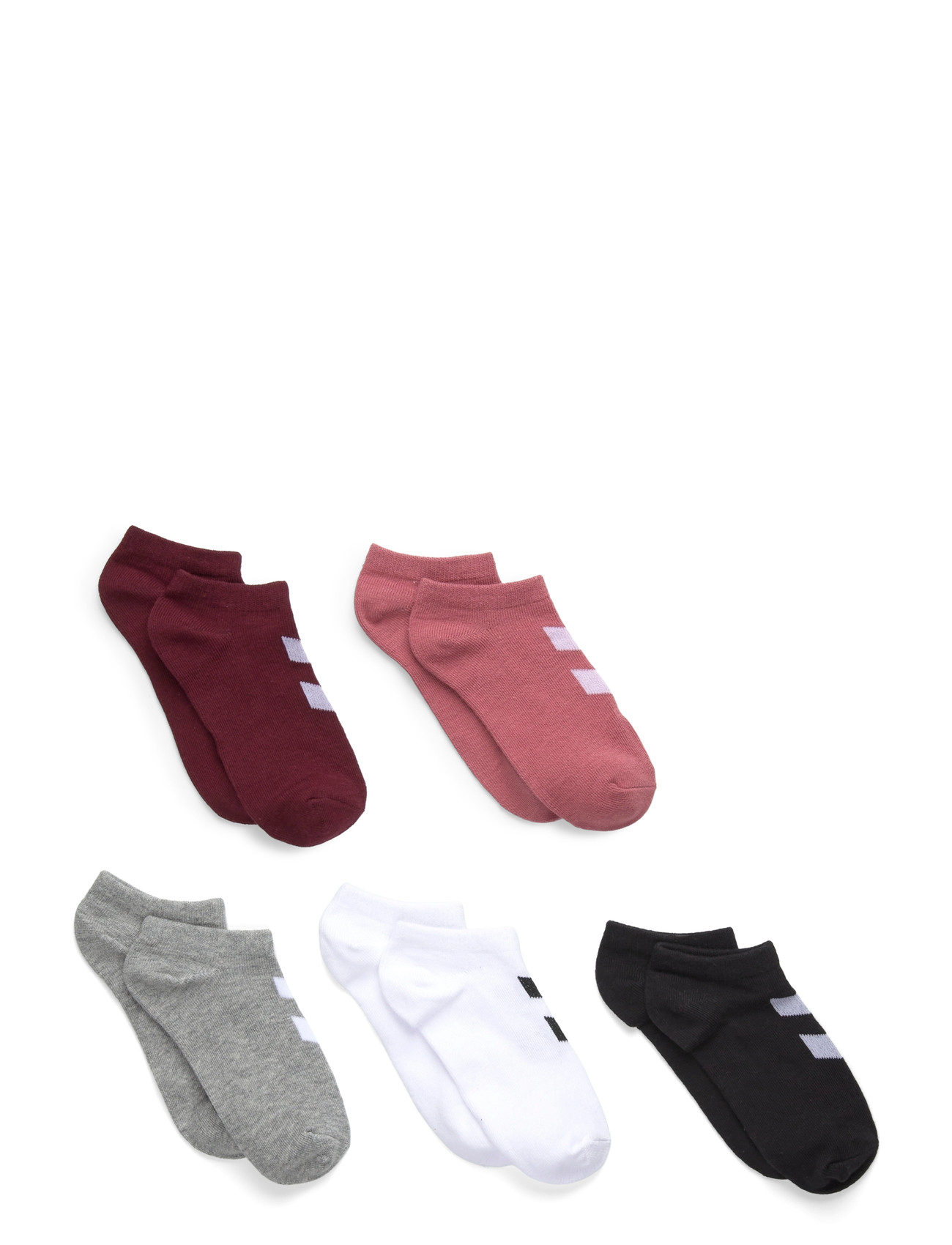 Hummel Hmlmatch Me Sock 5-Pack, 24/27, Pink, Sokker & Strømpebukser > Sokker, Børn