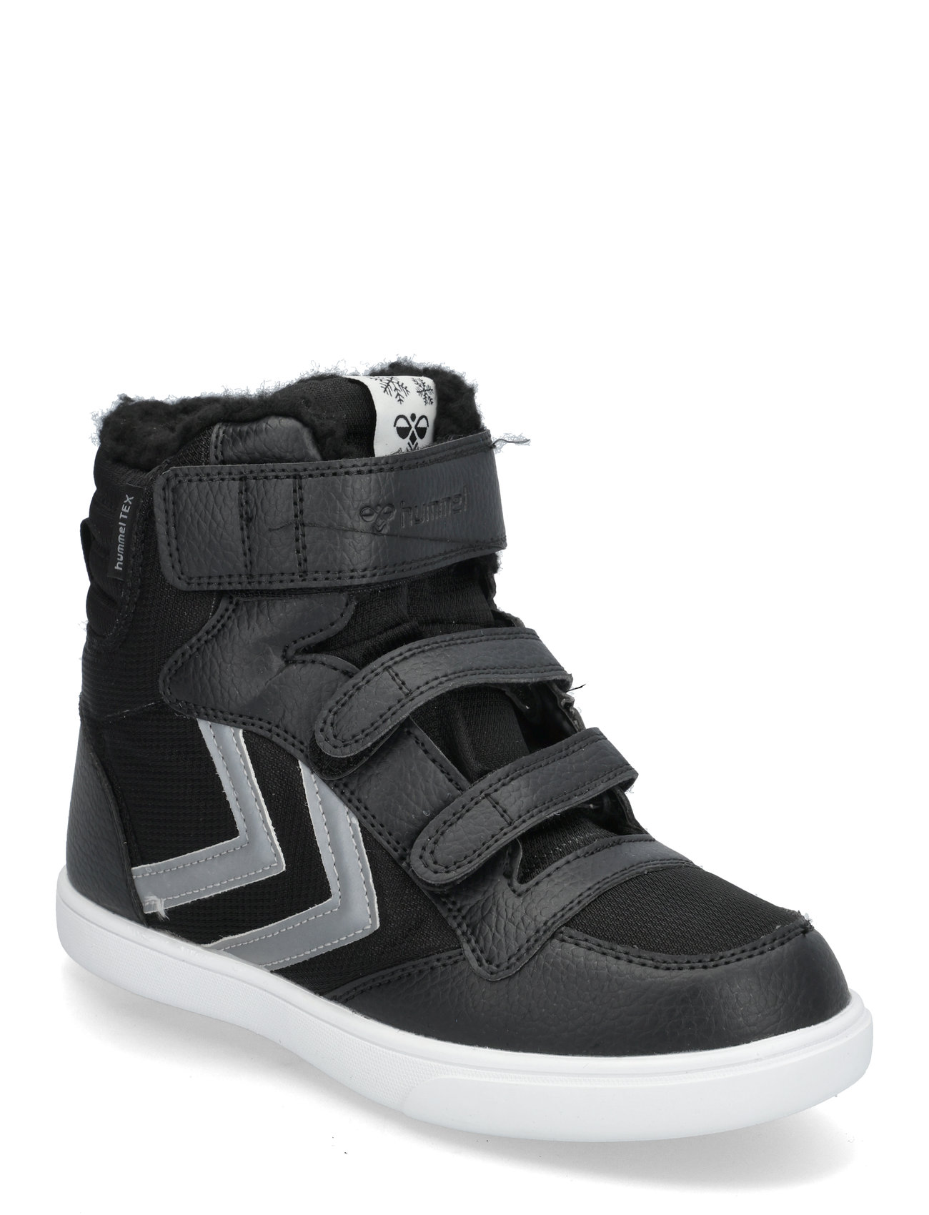 Stadil Super Poly Boot Mid Tex Jr Sport Winter Boots Winter Boots W. Velcro Black Hummel