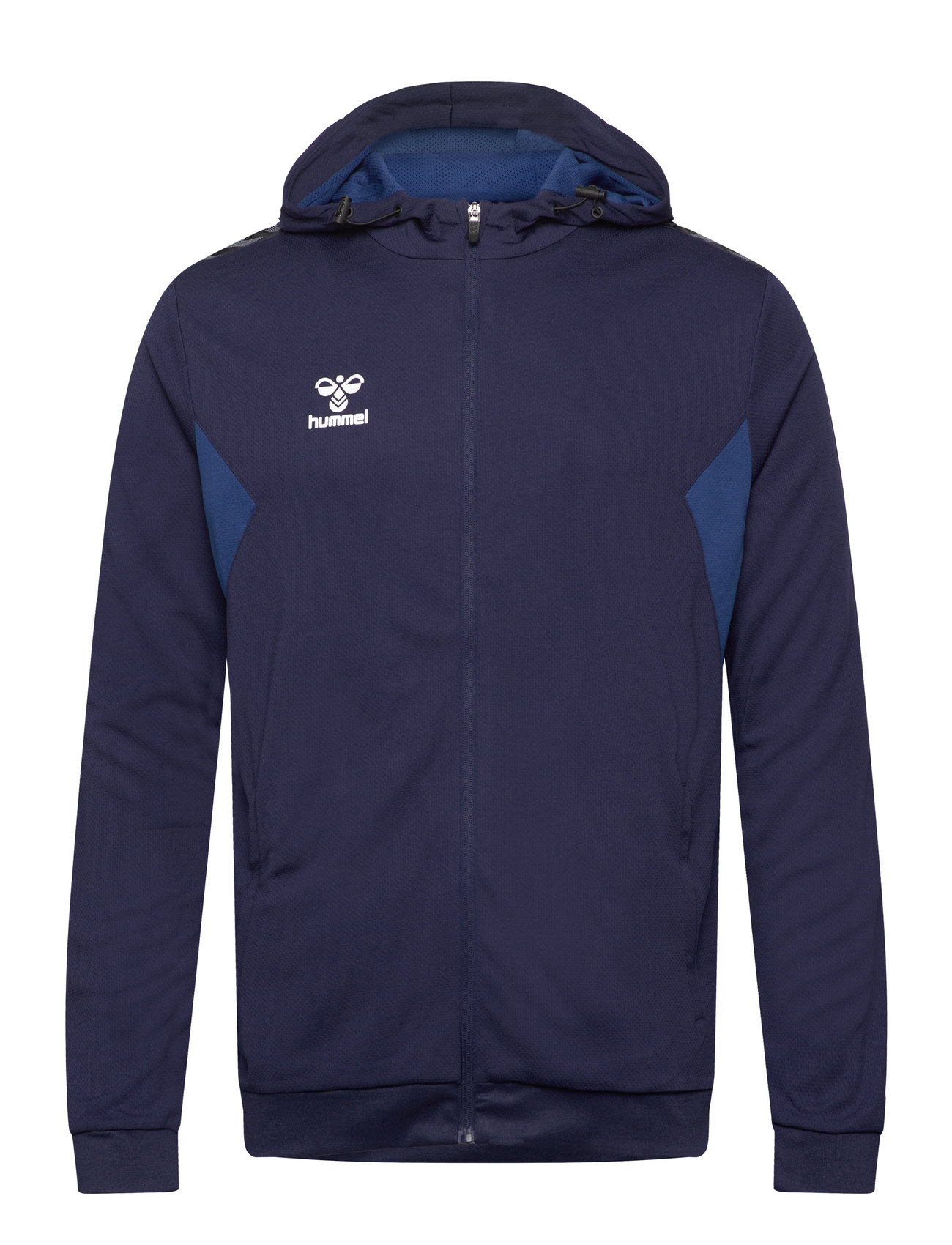 Hummel Hmlauthentic Pl Zip Hoodie Marinblå