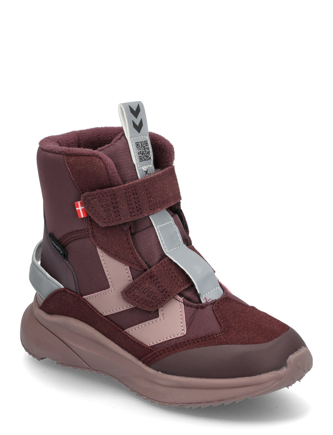 Reach Conquer Super High Tex Jr Sport Winter Boots Winter Boots W. Velcro Burgundy Hummel