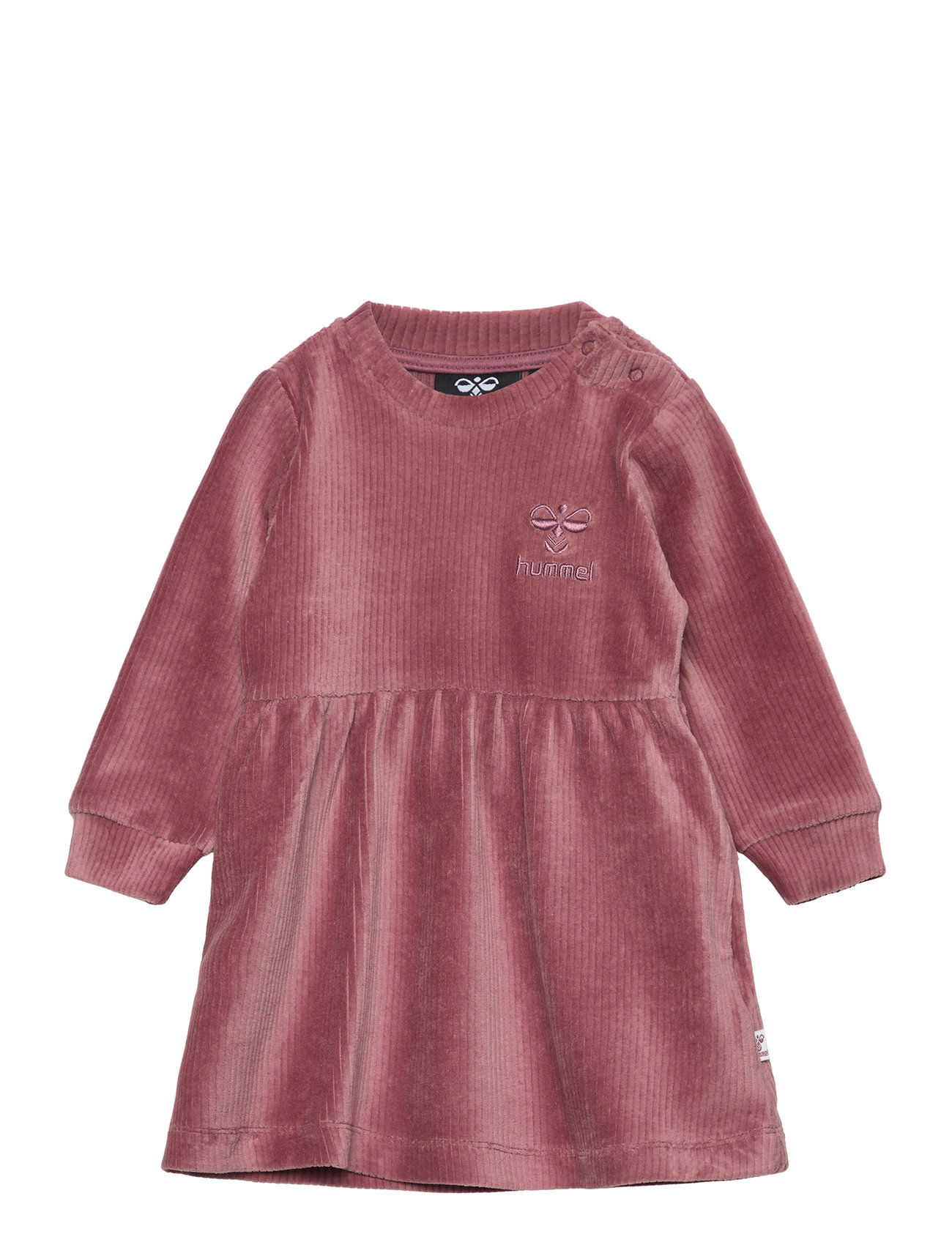 Hmlcordy Dress L/S Dresses & Skirts Dresses Baby Dresses Long-sleeved Baby Dresses Pink Hummel