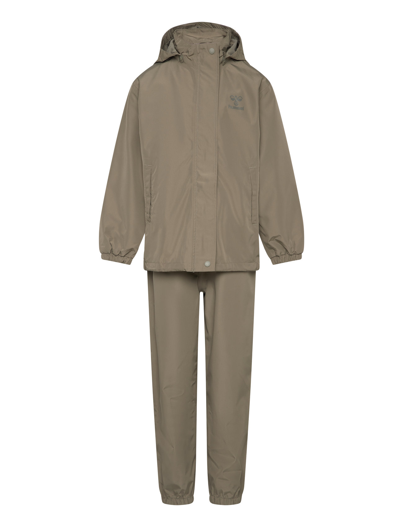 Hmlnessie Rainsuit Brown Hummel