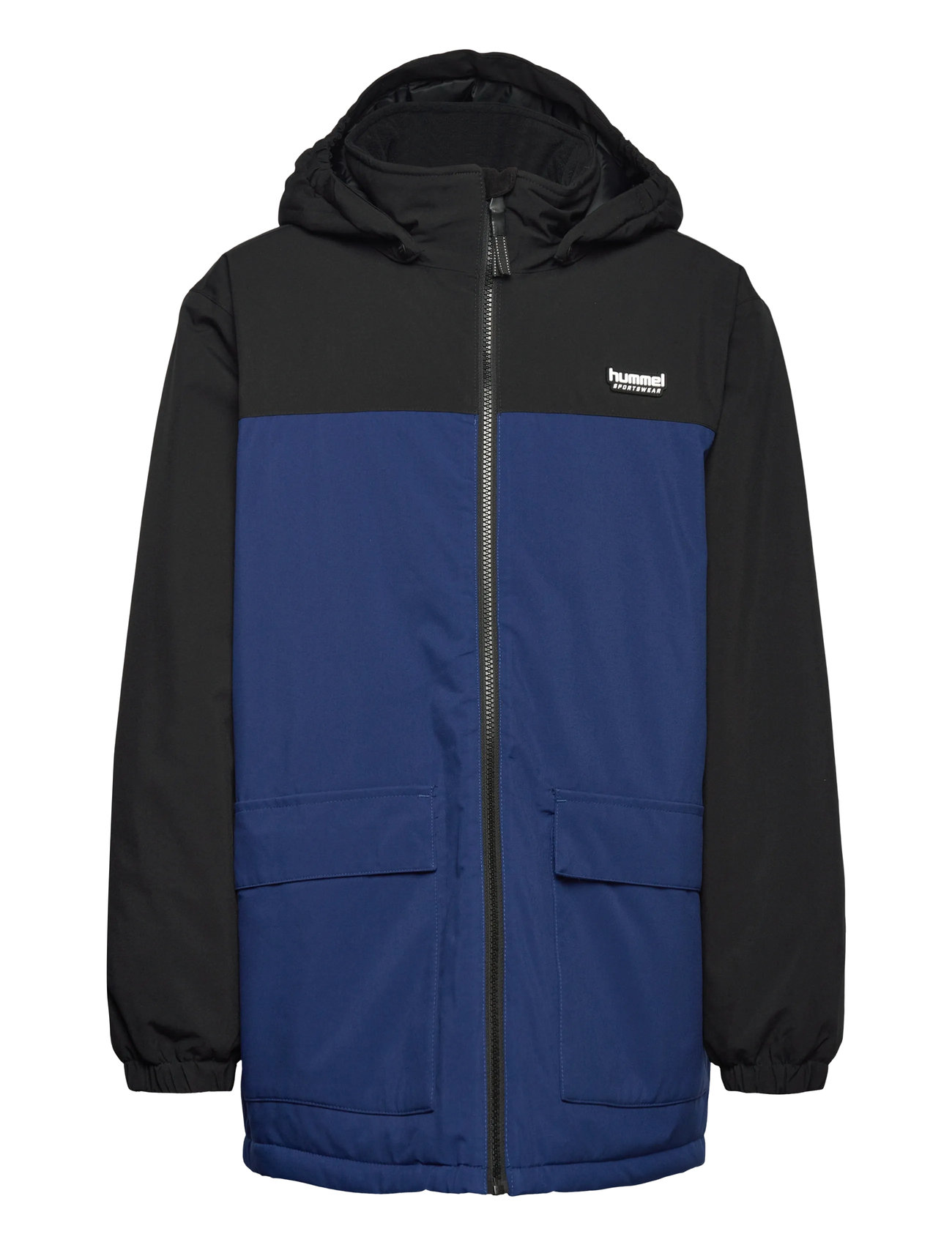 Hummel Hmljr Block Jacket Wp, 116, Blue, Jakker Og Frakker > Puffer Og Vatterede, Børn