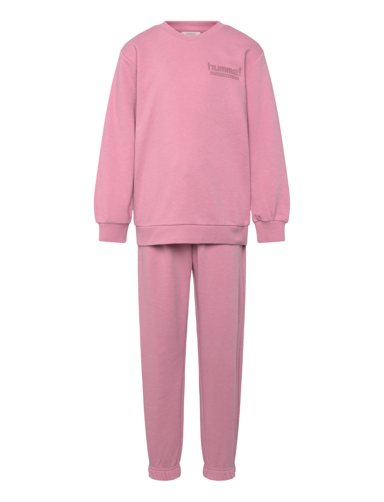 HUMMEL Hmljr Base Sweat Set Pink - 134 - Kinder